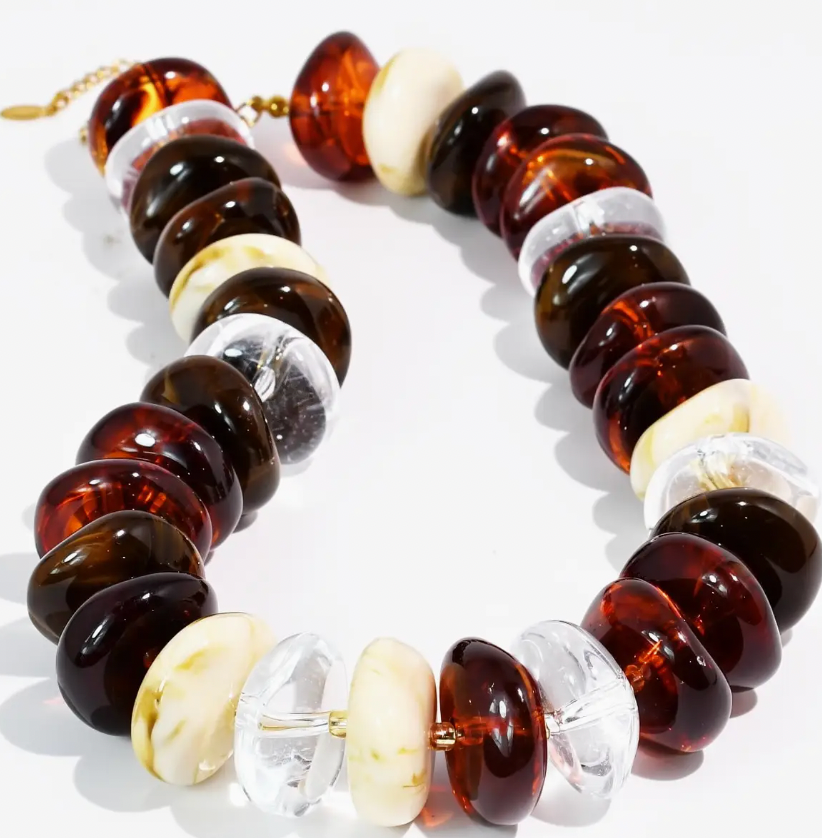The Icon Brown/Ivory Necklace