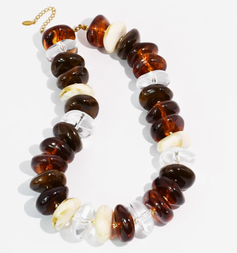 The Icon Brown/Ivory Necklace