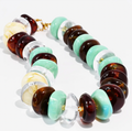 The Icon Mint/Brown Necklace