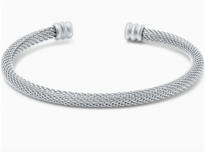 Ellie Vail Sinclair Mesh Bracelet - Silver