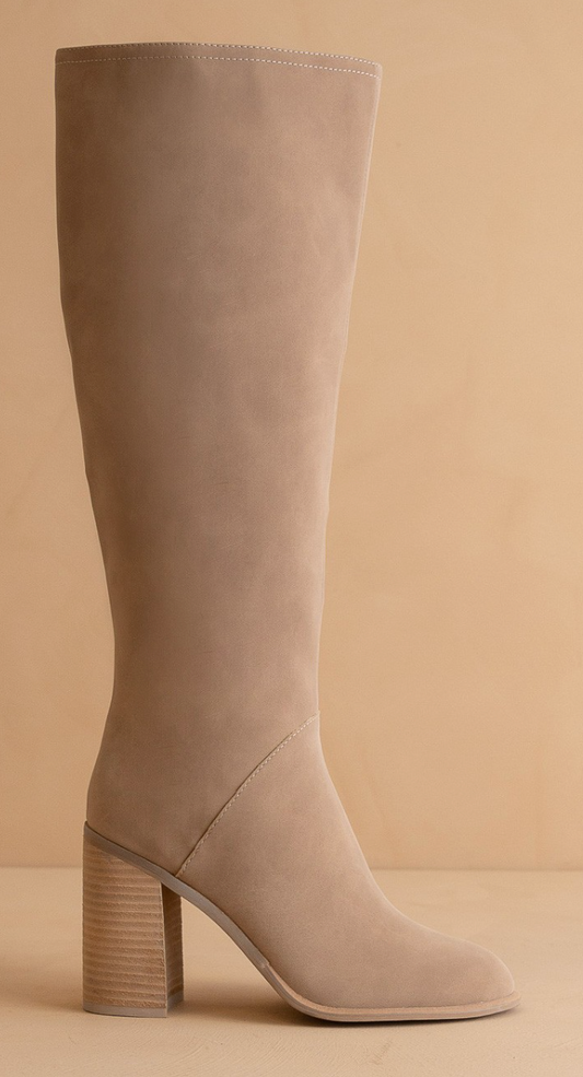 Dressy Knee High Boot - Cedarwood