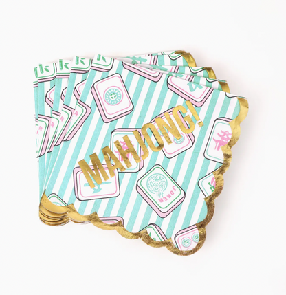 Mahjong Stripe Paper Napkins