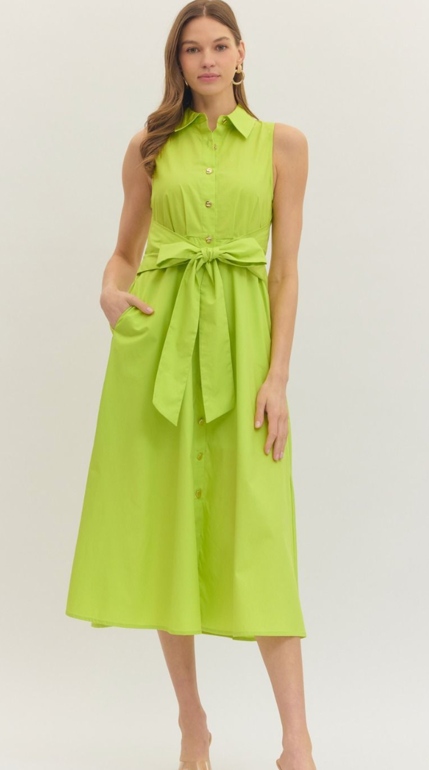 Bow Front Dress (3 colors) PREORDER