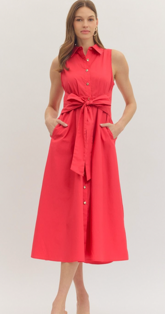 Bow Front Dress (3 colors) PREORDER