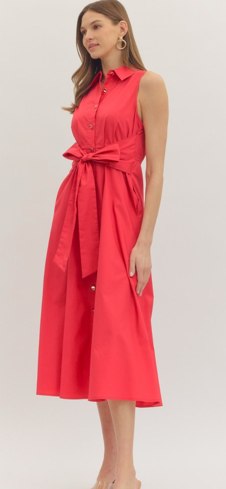 Bow Front Dress (3 colors) PREORDER