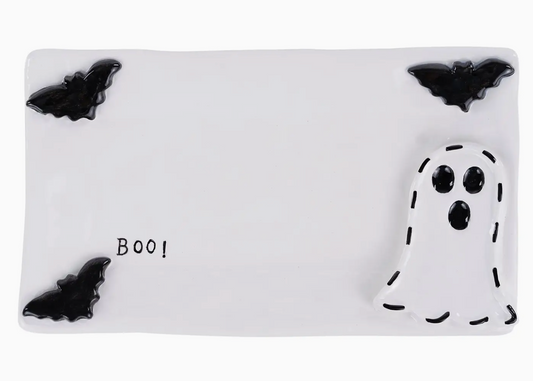 Glory Haus Boo Ghost and Bats Tray