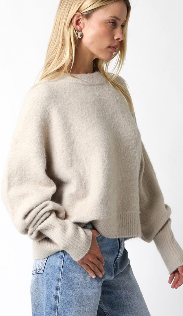 Julien Oatmeal Cozy Sweater