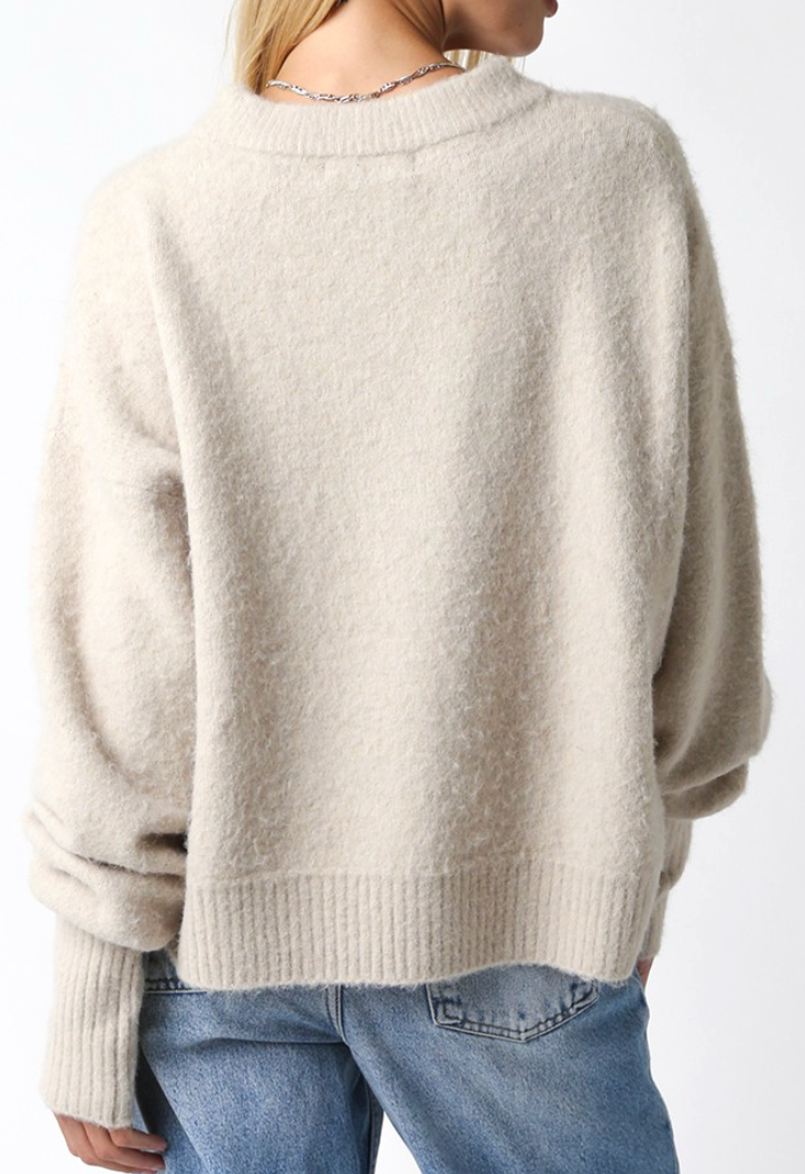 Julien Oatmeal Cozy Sweater