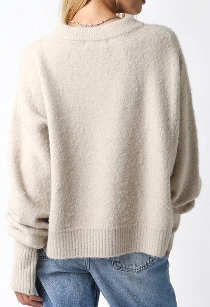 Julien Oatmeal Cozy Sweater