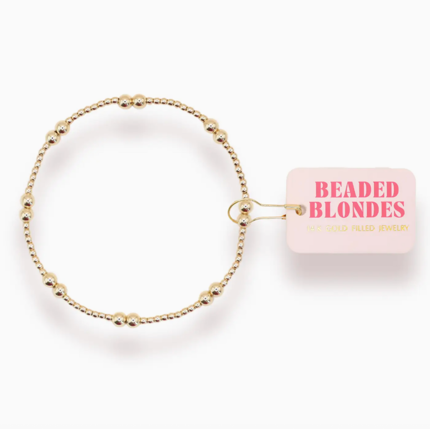 Beaded Blondes Leah Bracelet in Gold
