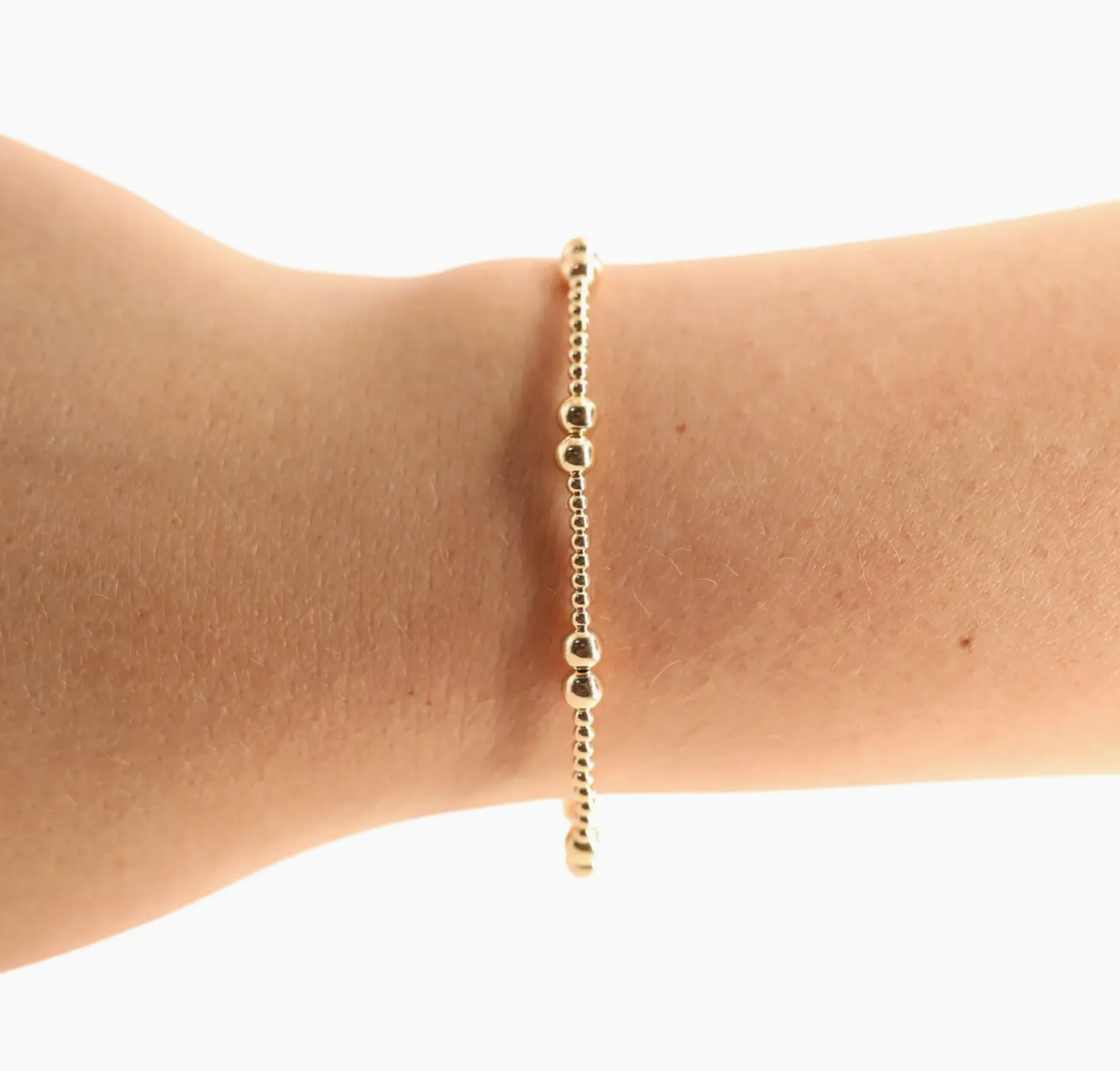 Beaded Blondes Leah Bracelet in Gold