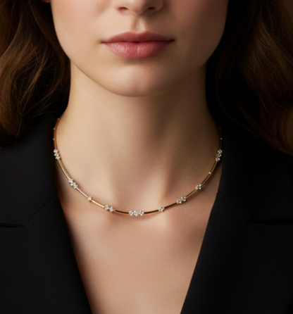 Graduating Diamond Necklace