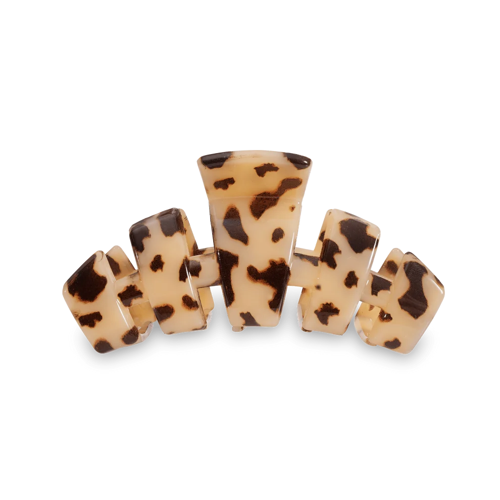 TELETIES: Classic Blonde Tortoise Medium Claw Clip