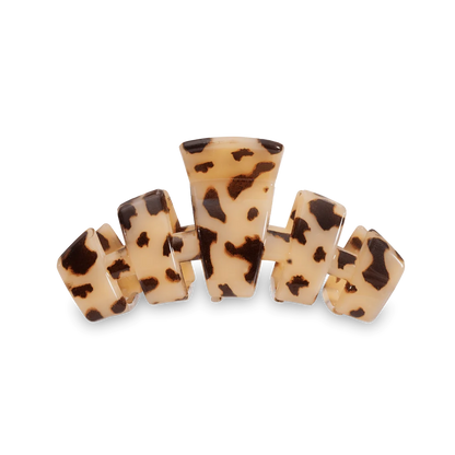 TELETIES: Classic Blonde Tortoise Medium Claw Clip