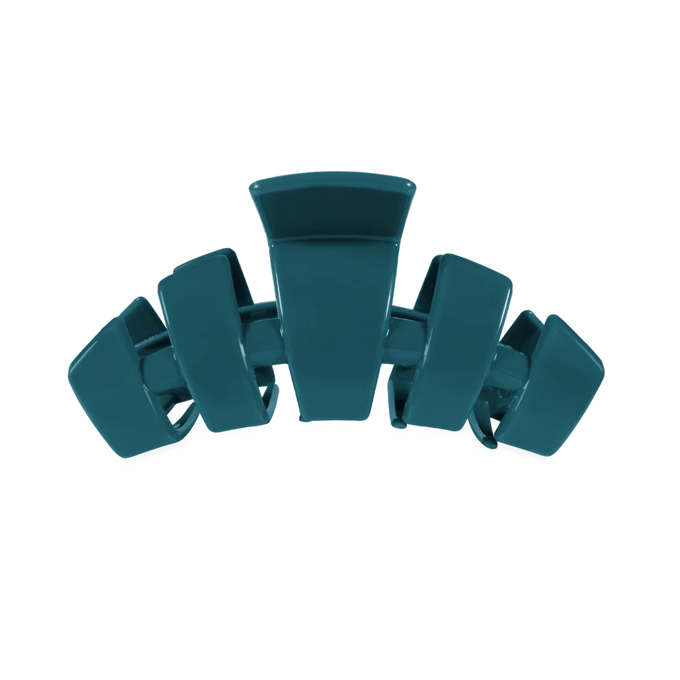 TELETIES: Classic Teal With It Medium Claw Clip