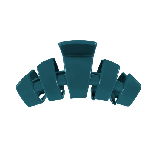 TELETIES: Classic Teal With It Medium Claw Clip