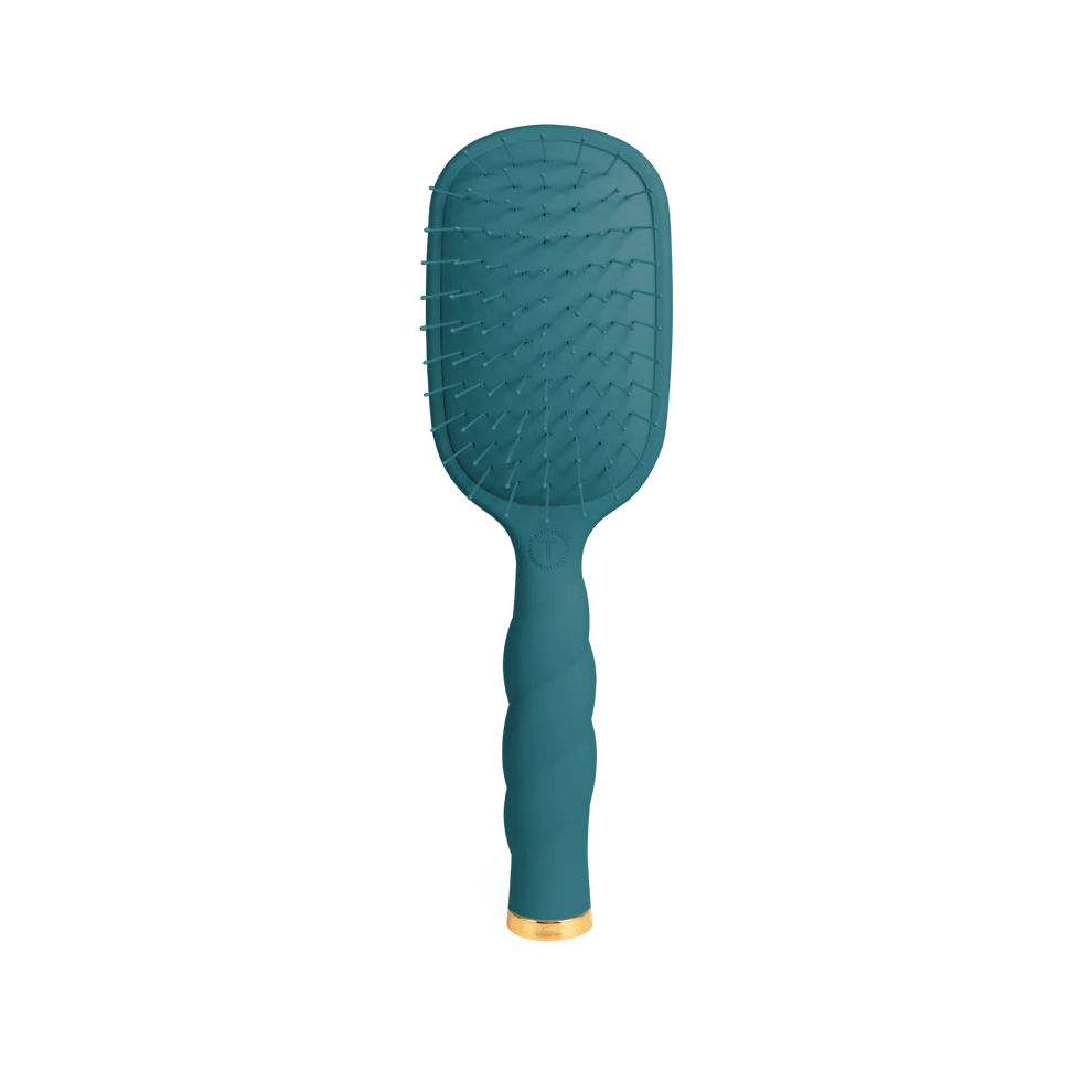TELETIES: Detangler Hair Brush for Fine Hair - Teal With It