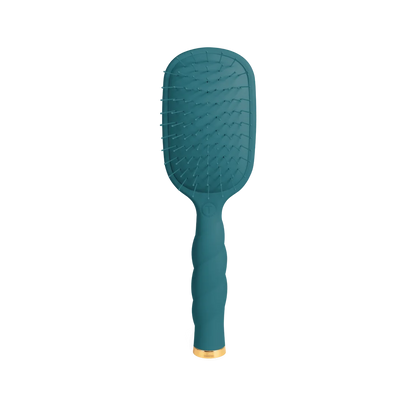 TELETIES: Detangler Hair Brush for Fine Hair - Teal With It
