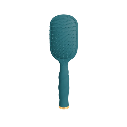 TELETIES: Detangler Hair Brush for Fine Hair - Teal With It