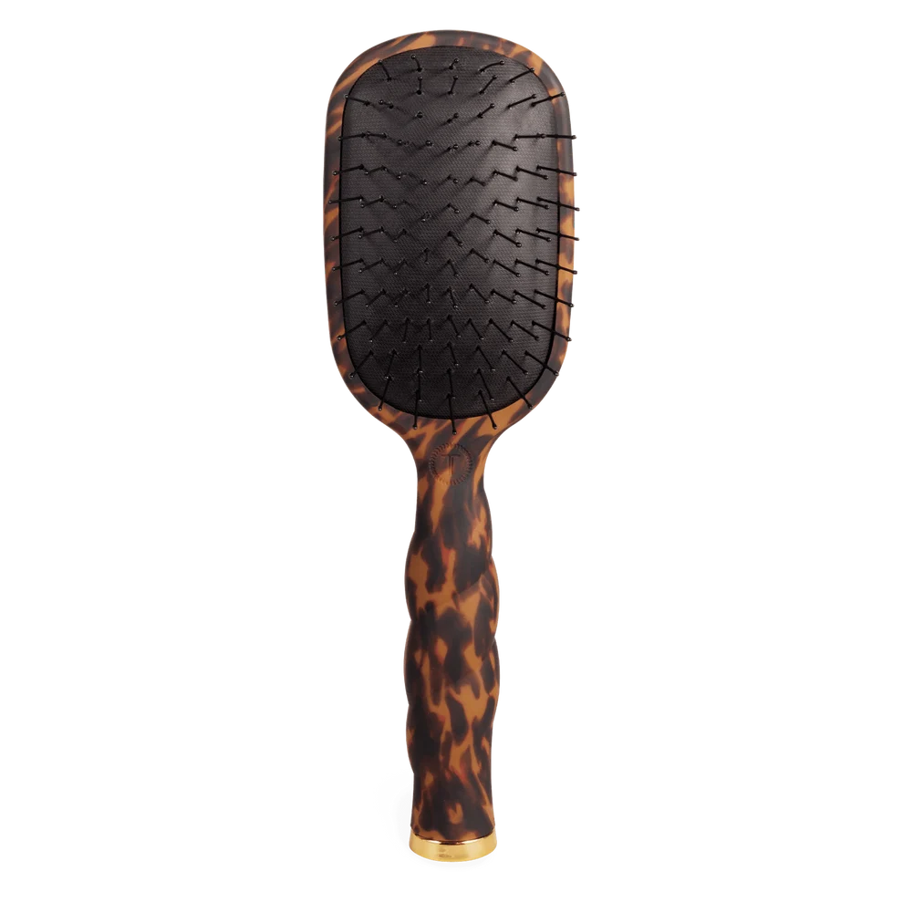 TELETIES: Detangler Hair Brush for Thick Hair - Tortoise
