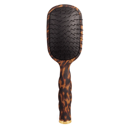 TELETIES: Detangler Hair Brush for Thick Hair - Tortoise