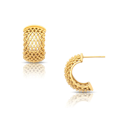 Yanna Mesh Mini Hoop Earring