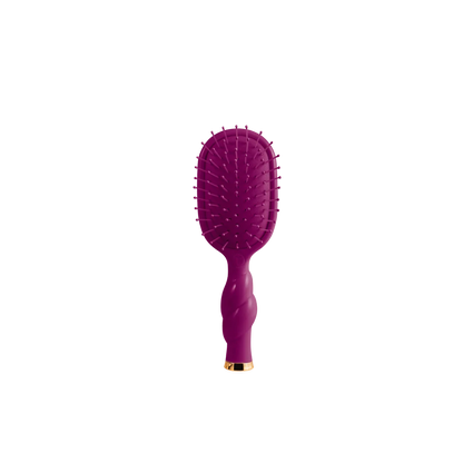 TELETIES: Mini Detangler Hair Brush for Medium Hair - Mulberry