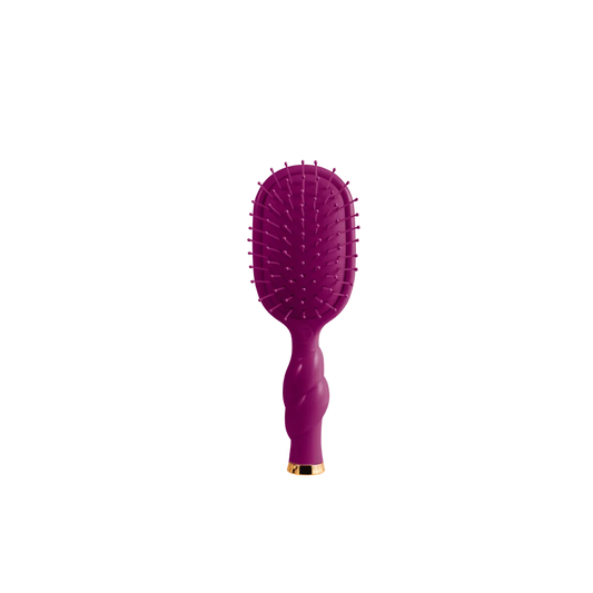 TELETIES: Mini Detangler Hair Brush for Medium Hair - Mulberry