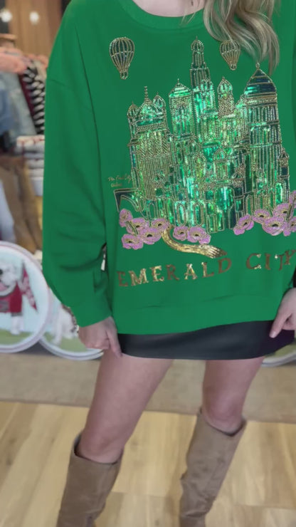 Queen of Sparkles Licensed Emerald City Sweatshirt