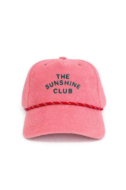 Sunshine Tienda Strawberry Terry Trucker Hat