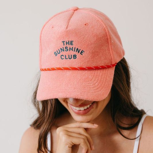 Sunshine Tienda Strawberry Terry Trucker Hat