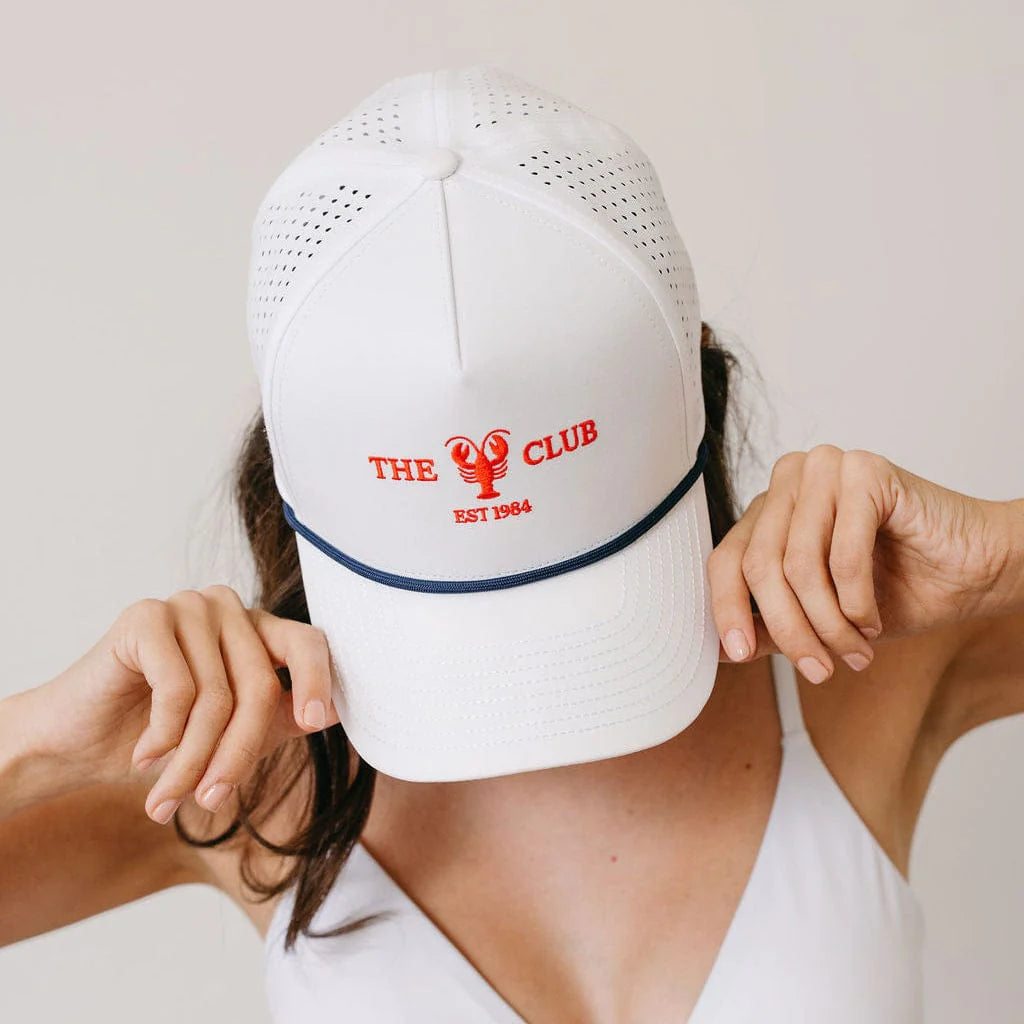 Sunshine Tienda White Lobster Club Golf Hat