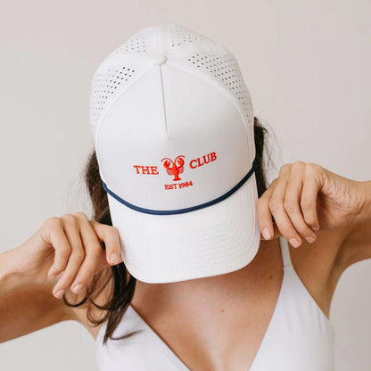 Sunshine Tienda White Lobster Club Golf Hat
